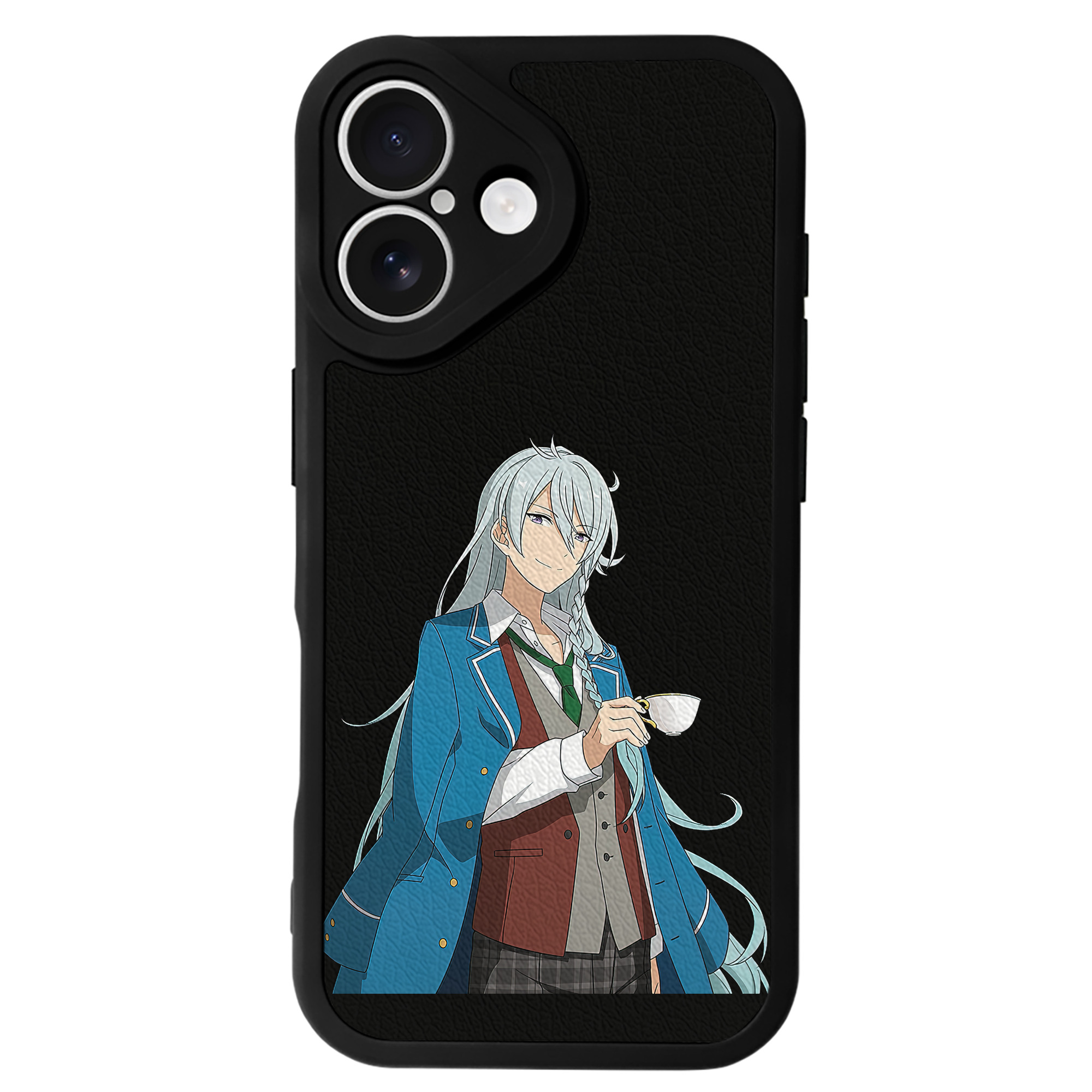 （画像用） あんさんぶるスターズ! Ensemble Stars 【iPhone 16シリーズ対応】シリコンスマホケース（レザー調） 材質：シリコン